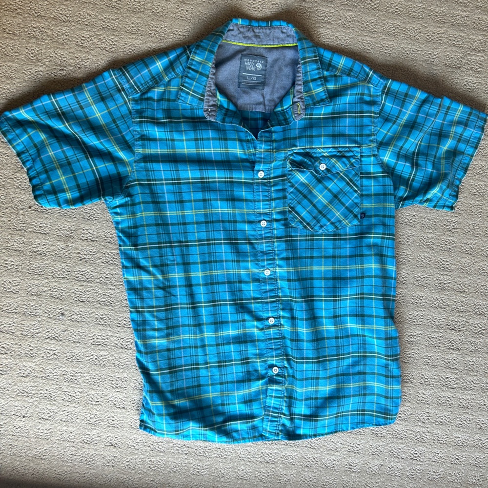Mountain Hardwear Men’s Shirt, Short Sleeve, Size L